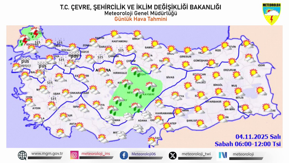 Meteoroloji'den Hava Sıcaklığı Tahmini: Yağışlı Bölgelerde Sıcaklıklar Düşecek