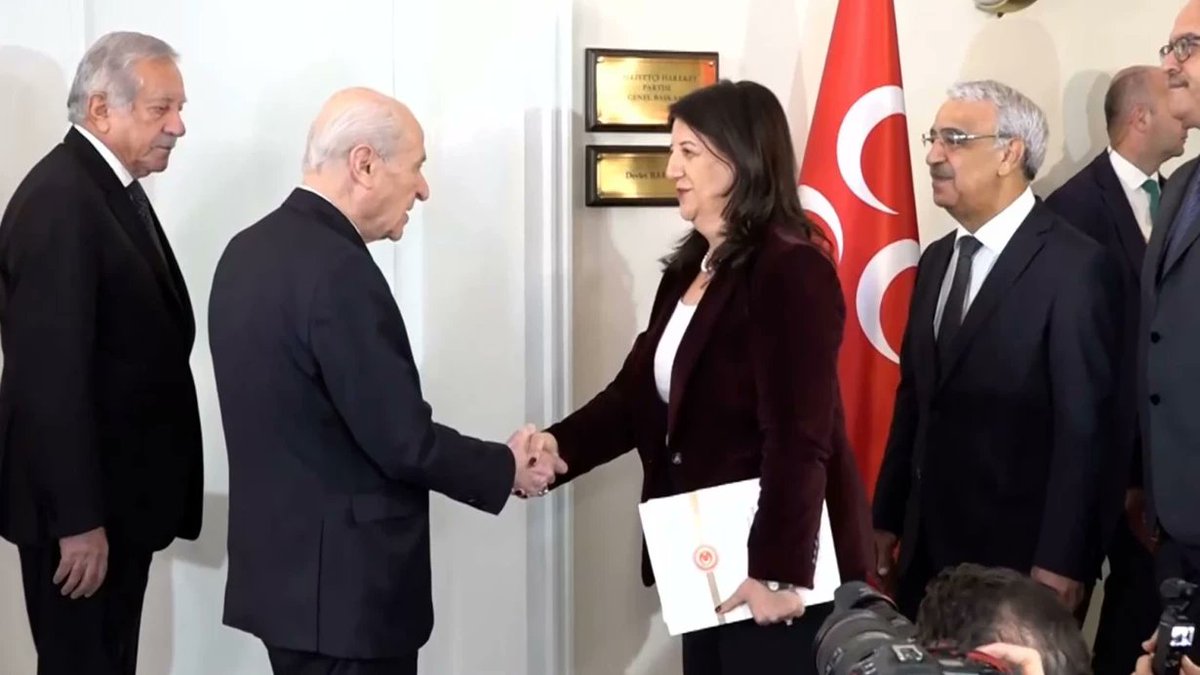 DEM Parti Heyeti MHP Lideri Devlet Bahçeli'yi Ziyaret Etti
