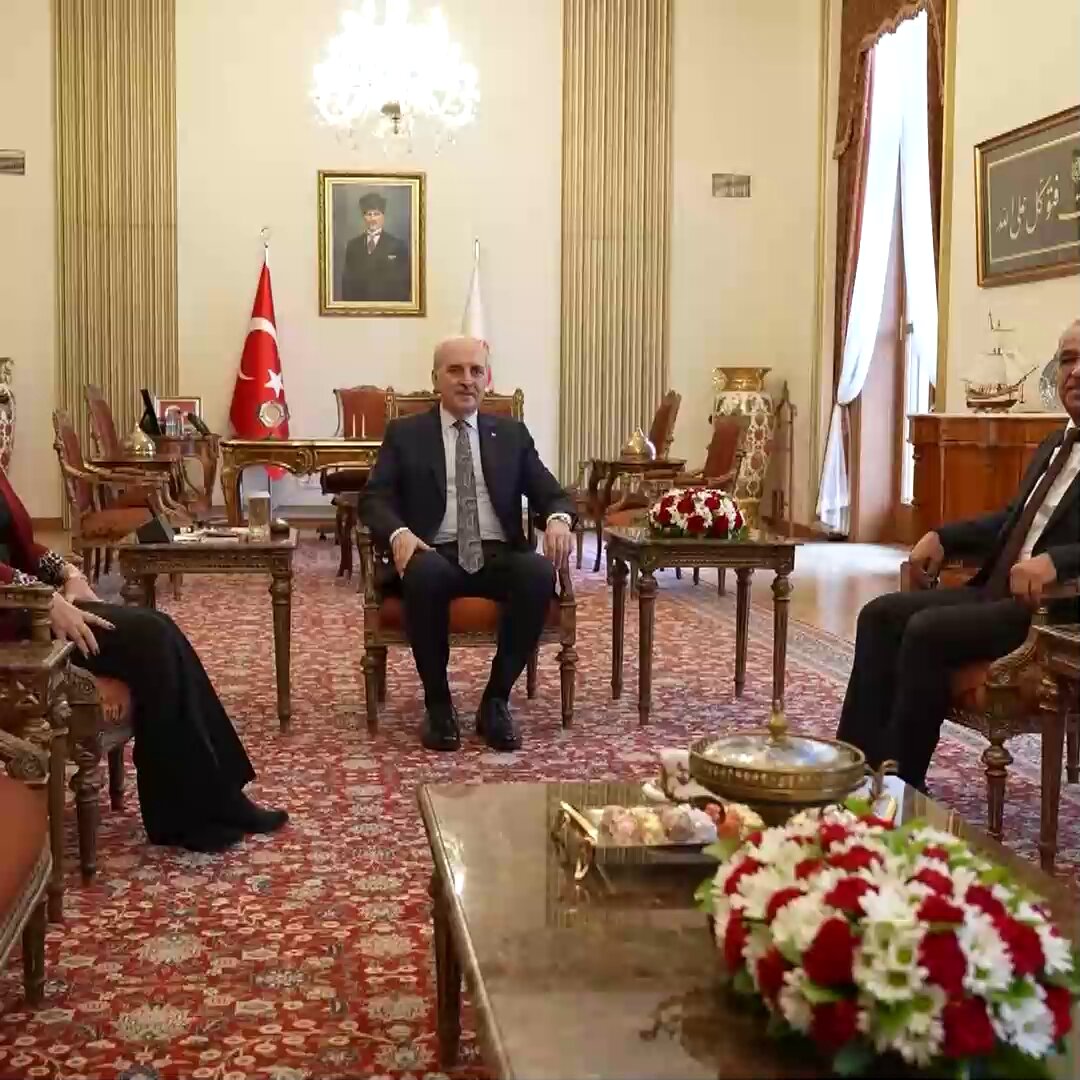 TBMM Başkanı Kurtulmuş, DEM Parti Heyetini Kabul Etti