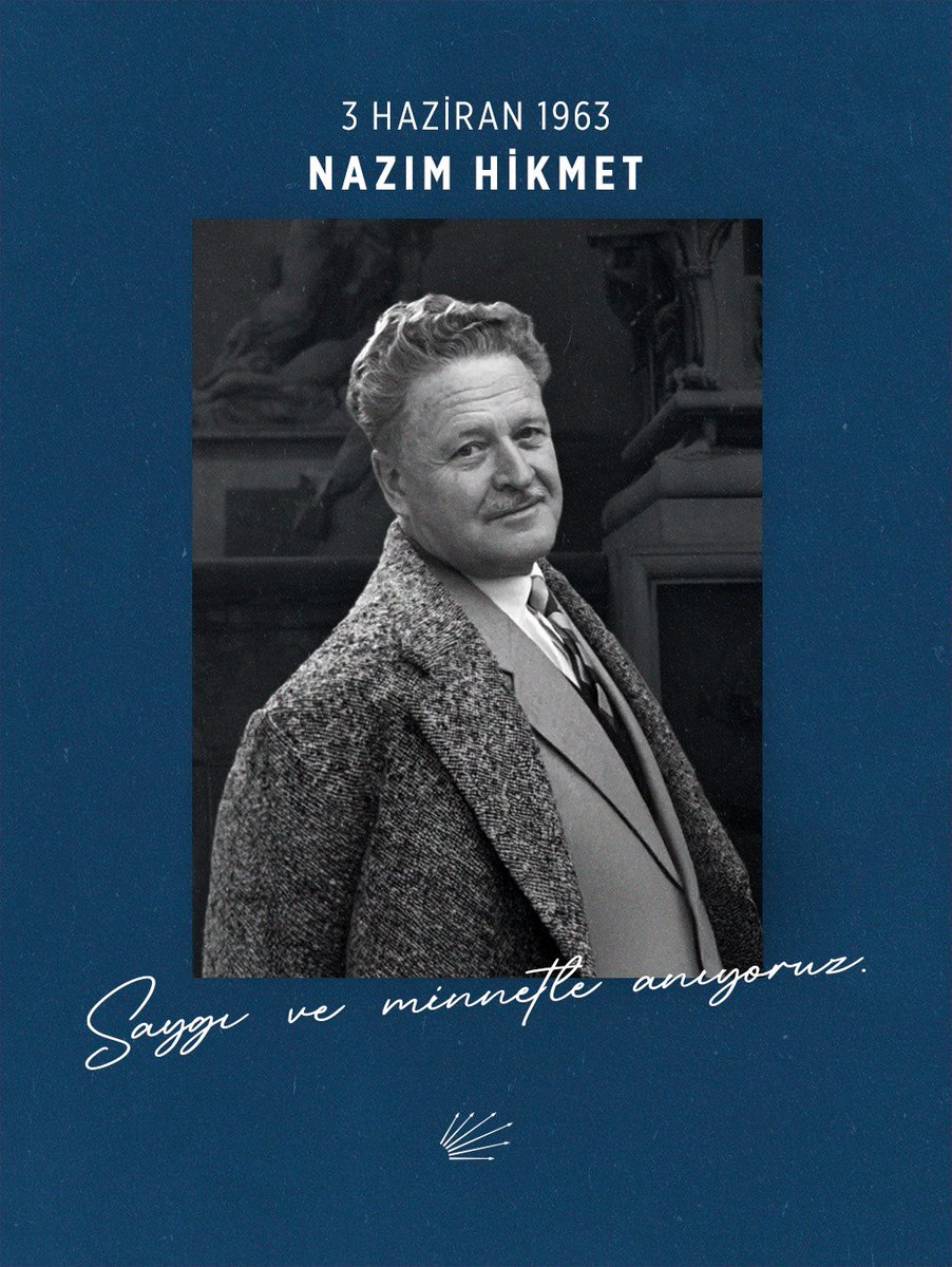 Nazım Hikmet Anıldı: CHP'den Şairin Ölüm Yıl Dönümü Mesajı
