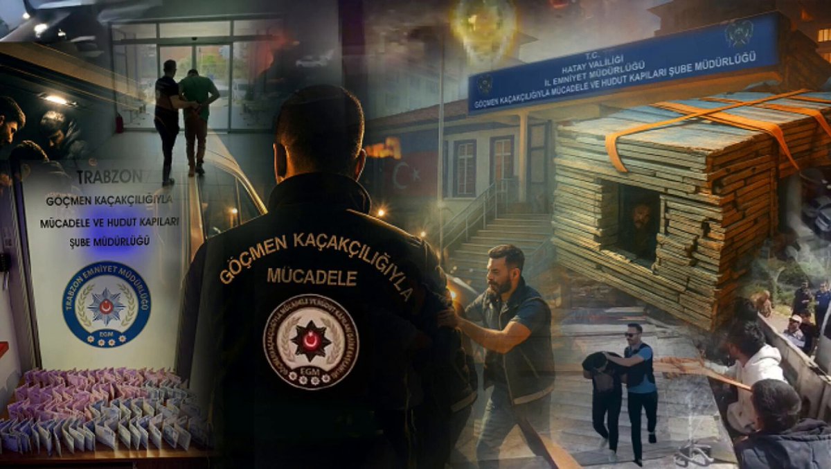 51 İlde Göçmen Kaçakçılığı Operasyonu: 273 Organizatör ve 1022 Düzensiz Göçmen Yakalandı