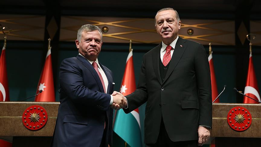 Erdoğan ve Ürdün Kralı Abdullah, İsrail-İran Çatışmasını Görüşdü