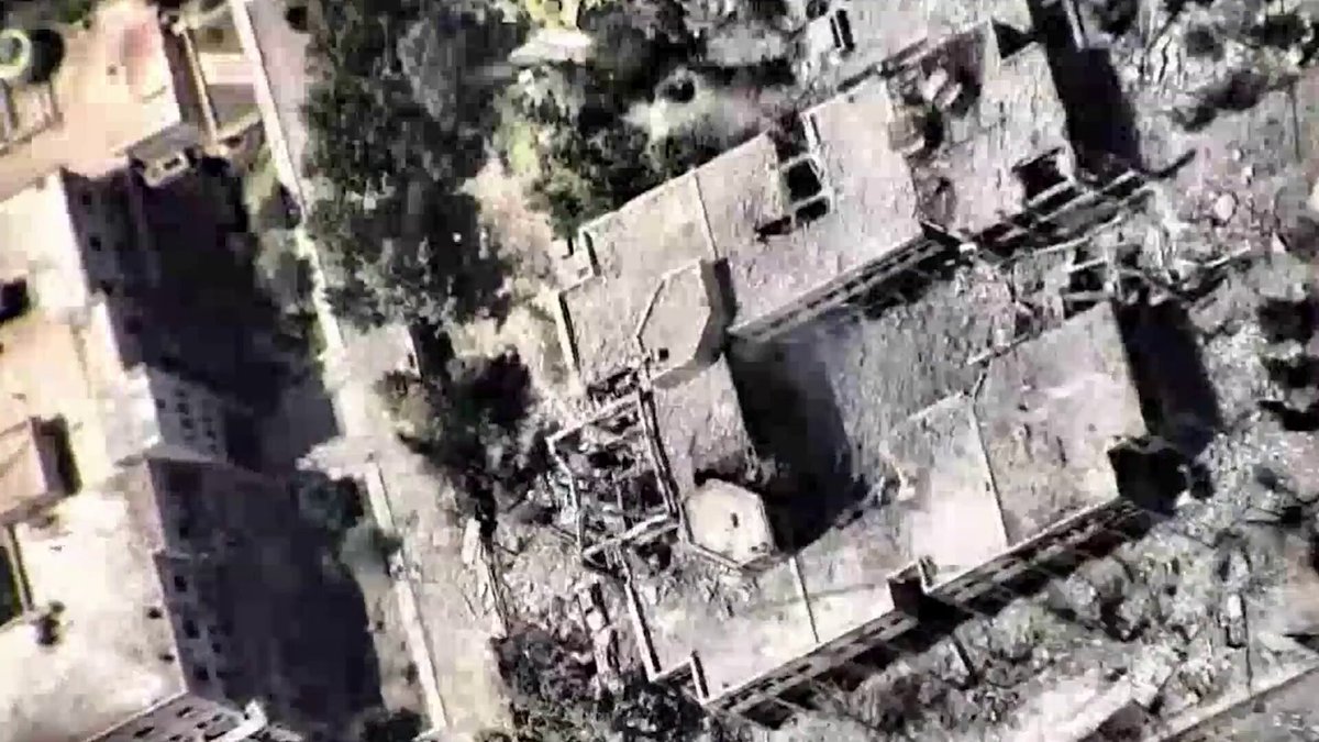 İsrail Ordusu, Tahran'daki Devrim Muhafızları Karargahına Yönelik Operasyonun Görüntülerini Paylaştı