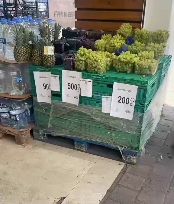 Marketteki Meyve Fiyatlarına Vatandaş İsyan Etti