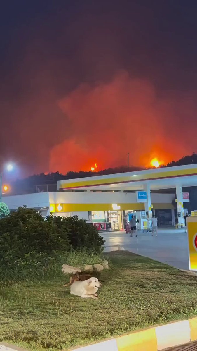 İzmir'deki Yangın Benzin İstasyonuna Yaklaştı: Anlık Veri Aktarımı Devam Ediyor
