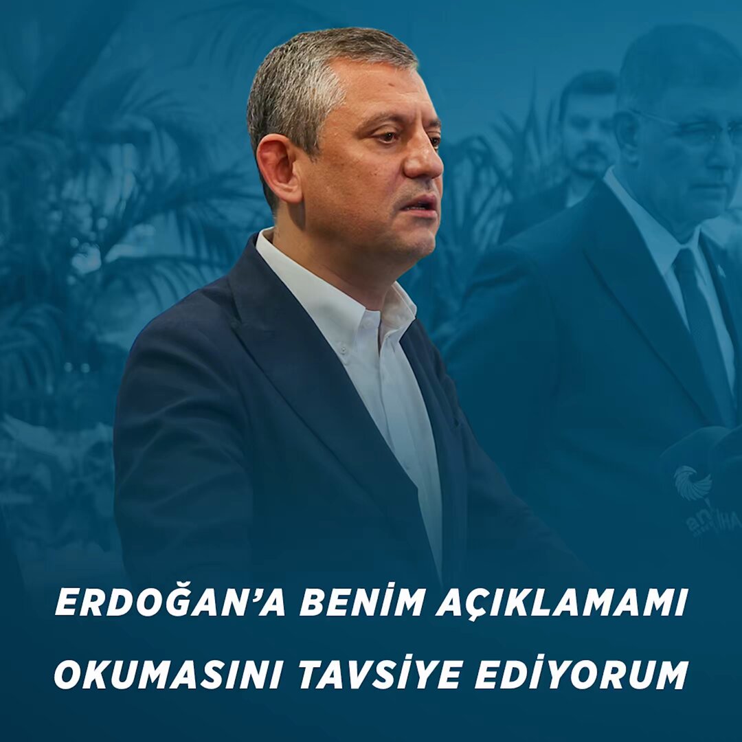 CHP Genel Başkanı Özel'den Erdoğan'a Peygamber Efendimiz Eleştirisi
