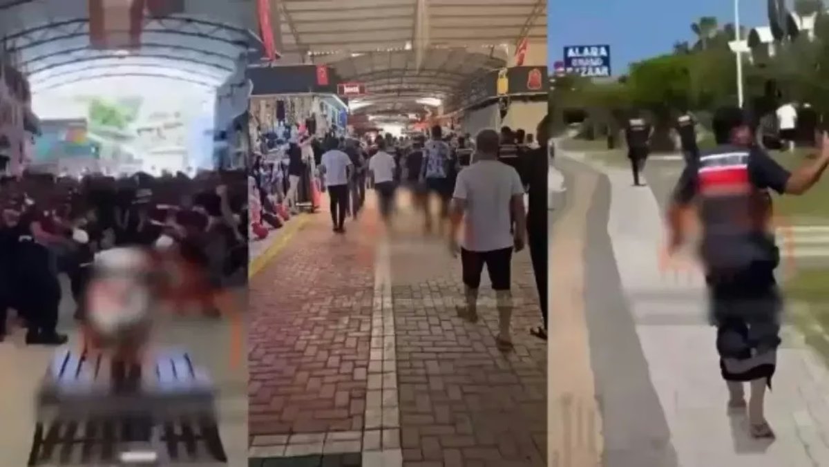 Alanya'da Sahte Ürün Operasyonunda Linç Girişimi