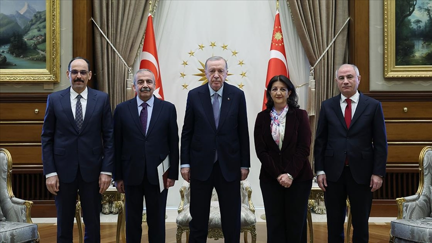 Erdoğan-DEM Görüşmesinde Sancar Yer Aldı