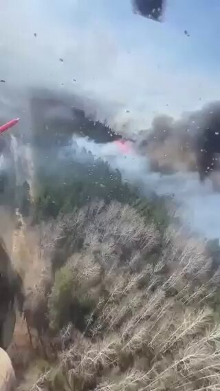 Suriye Lazkiye'de Orman Yangını: Türkiye ve Ürdün'den Destek