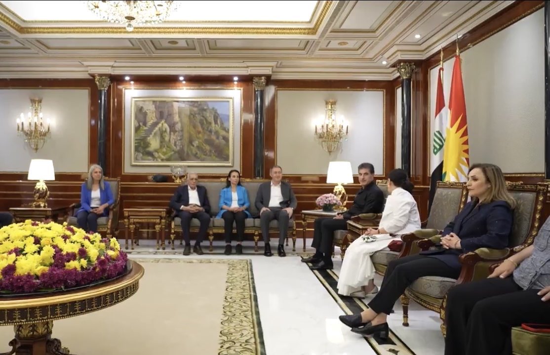 DEM Parti Heyeti Irak'ın Kuzeyinde Barzani ile Görüştü
