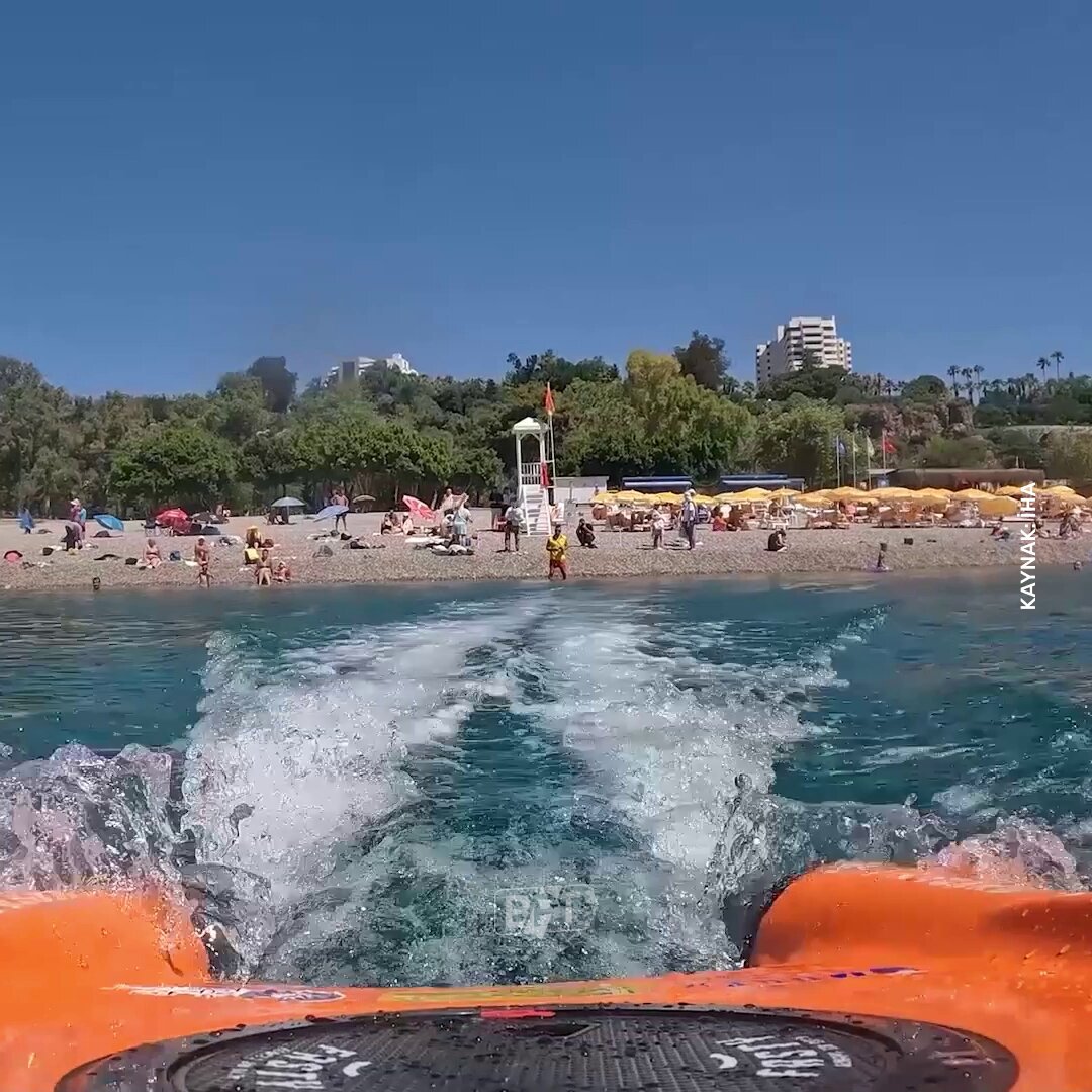 Antalya Sahillerinde Cankurtaran Robotlar Göreve Başladı