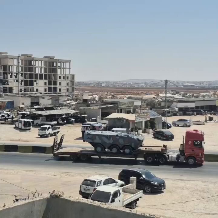 Suriye Ordusu Türk Yapımı Ejder 6x6 Zırhlı Araçları Envanterine Kattı