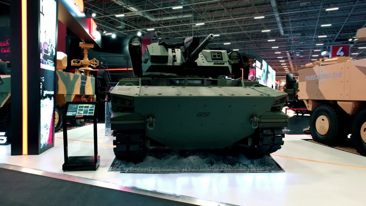 FNSS'nin KAPLAN ADA Ateş Destek Aracı IDEF 2025'te Sergilenecek