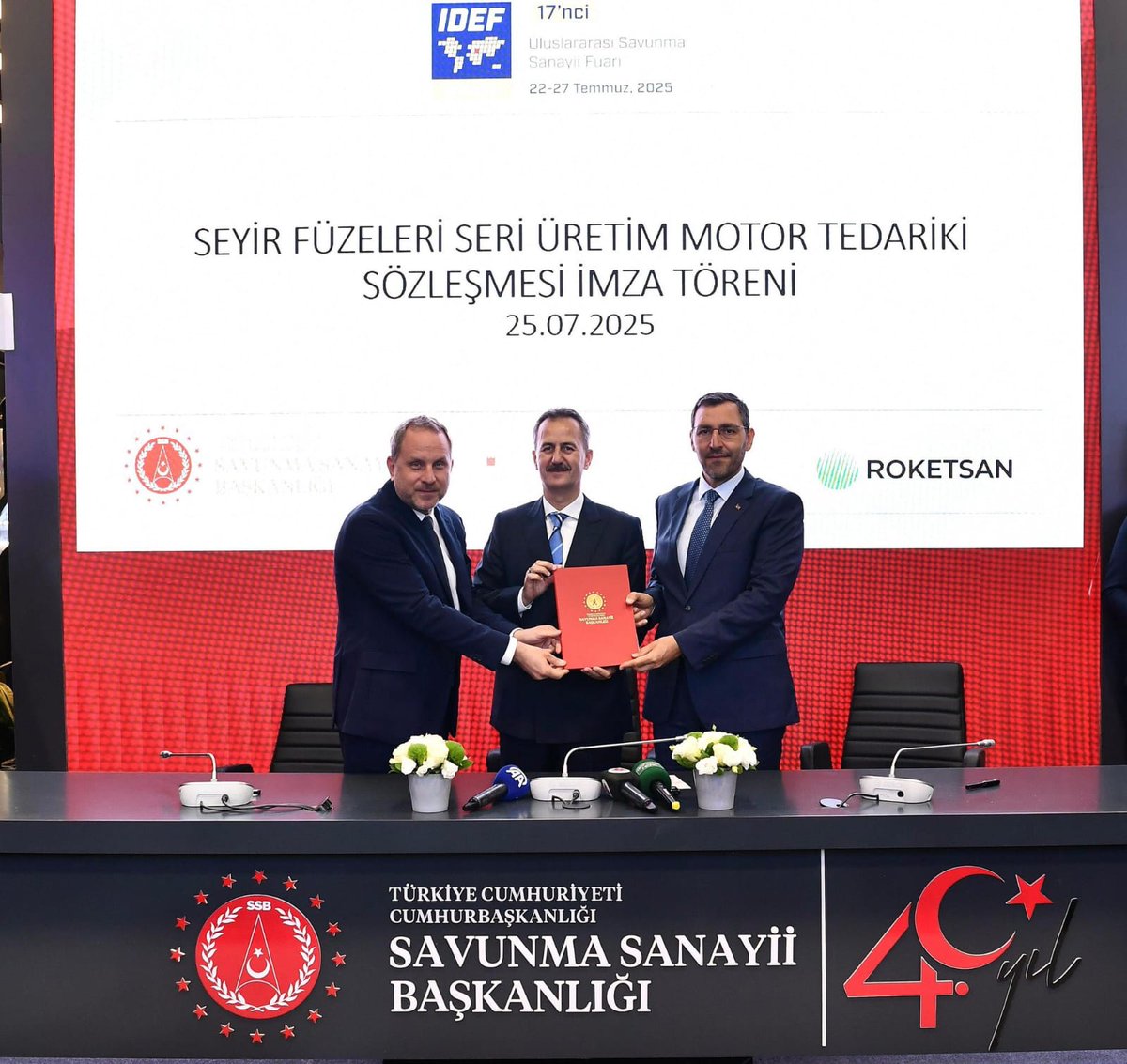 Roketsan ve Kale Jet Motorları Arasında Seyir Füzeleri Motor Tedariki Sözleşmesi İmzalandı