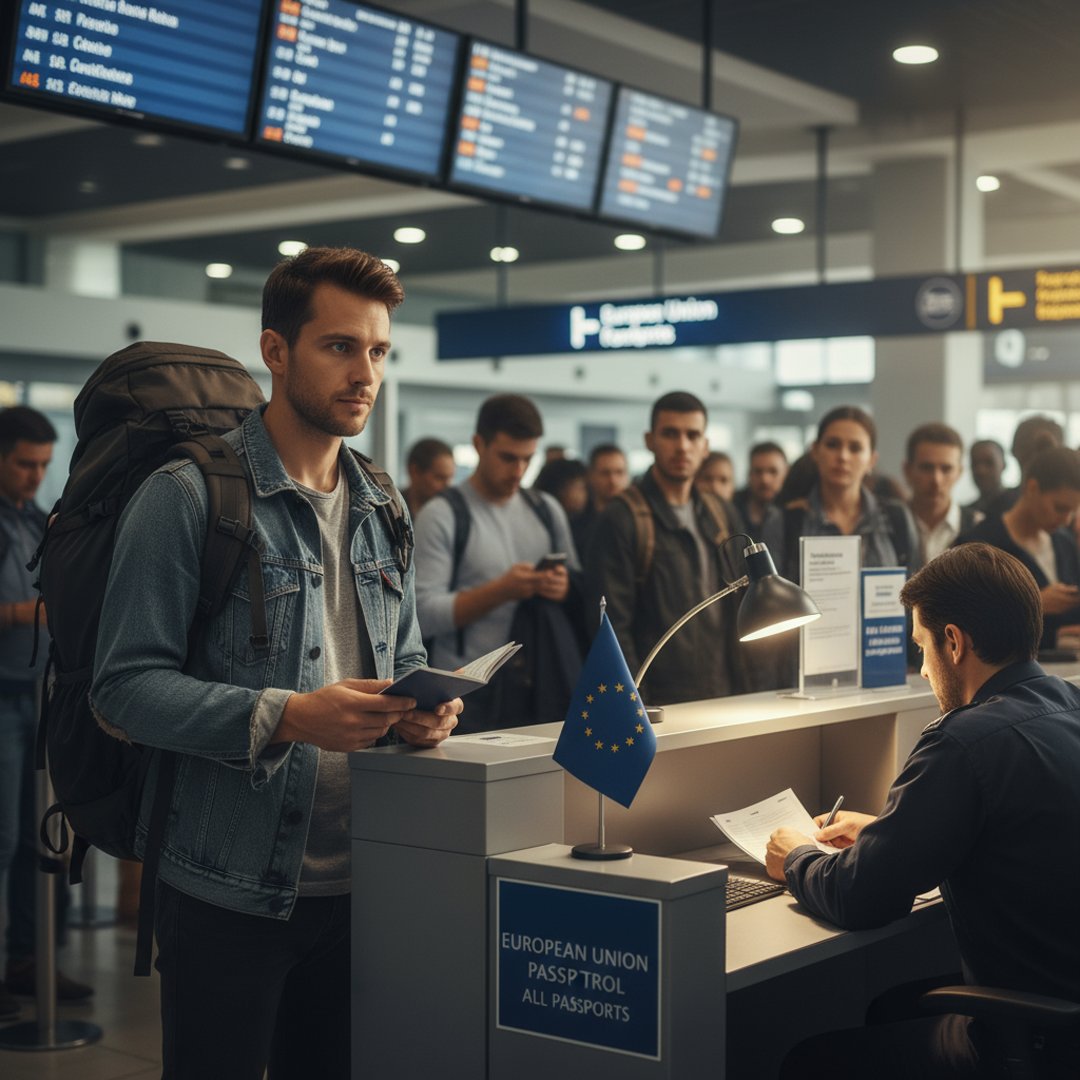 AB, Schengen Giriş Çıkışlarını Dijital Olarak Kaydedecek Yeni Sistemi Bugün Devreye Aldı