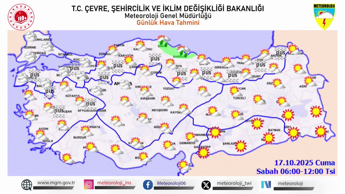 Meteoroloji'den Hava Sıcaklığı Tahmini: Kuzey Kesimlerde Artış Bekleniyor