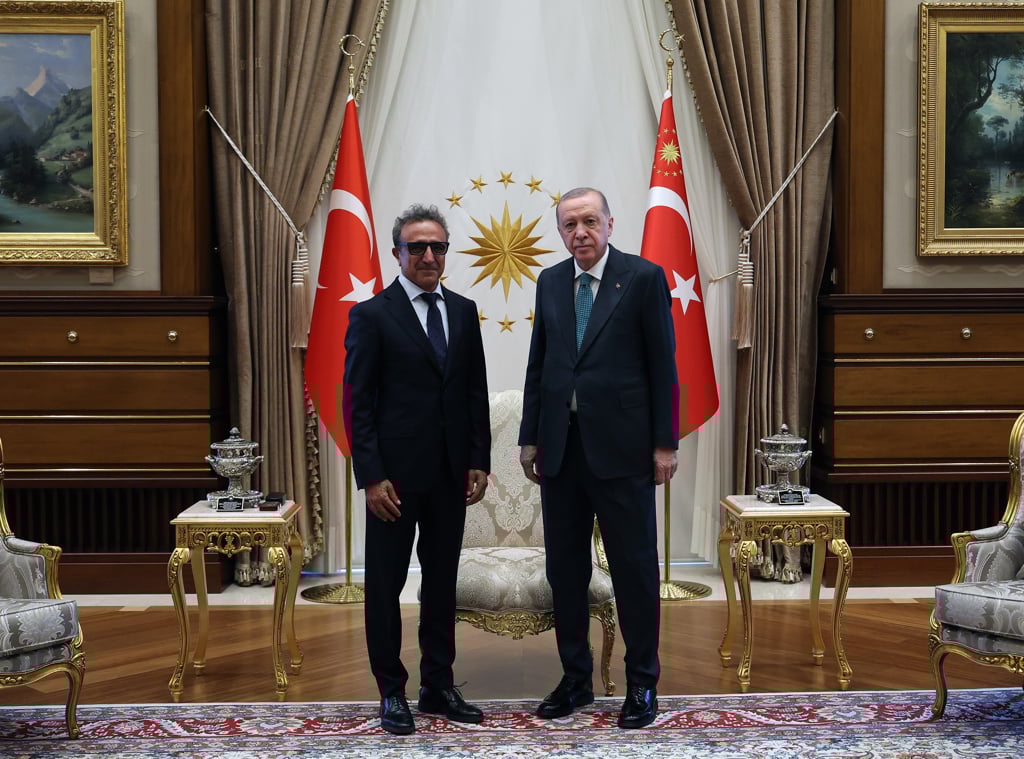 Erdoğan ve Chobani CEO'su Ulukaya Görüşmesi
