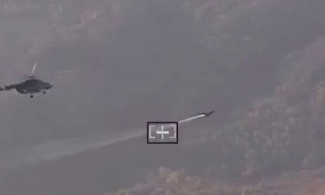 Ukrayna Mi-8 Helikopteri, Rus Shahed İntihar İnsansız Hava Aracını Düşürdü