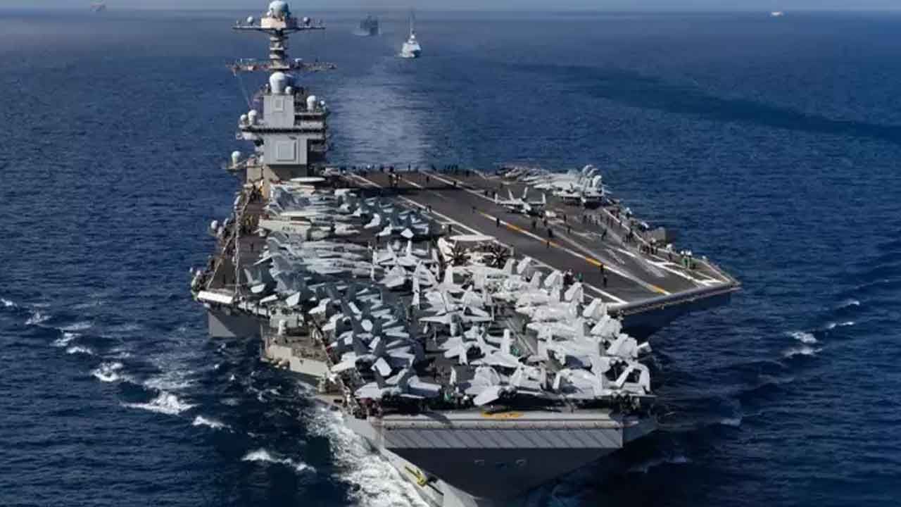 ABD Donanması'nın En Gelişmiş Uçak Gemisi Cebelitarık Boğazı'nda Görüldü