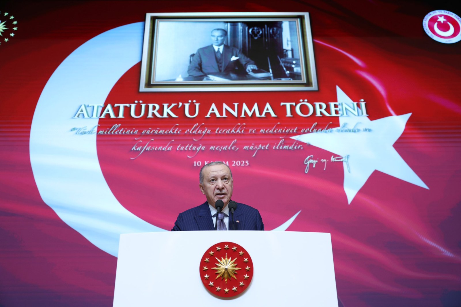 Cumhurbaşkanı Erdoğan : 'Atatürk'ün Mirasına Sahip Çıkmak, Türkiye'yi Güçlendirmektir!'
