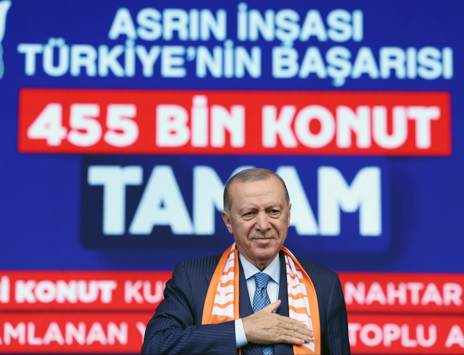 455 Bininci Afet Konutunun Anahtarı Sahiplerine Verildi. Erdoğan : 'Yeni Türkiye'nin İnşasını Kimse Engelleyemez!'