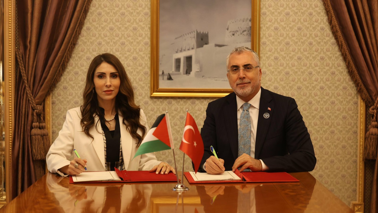 Türkiye-Filistin İstihdam İş Birliği Riyad'da Resmileşti