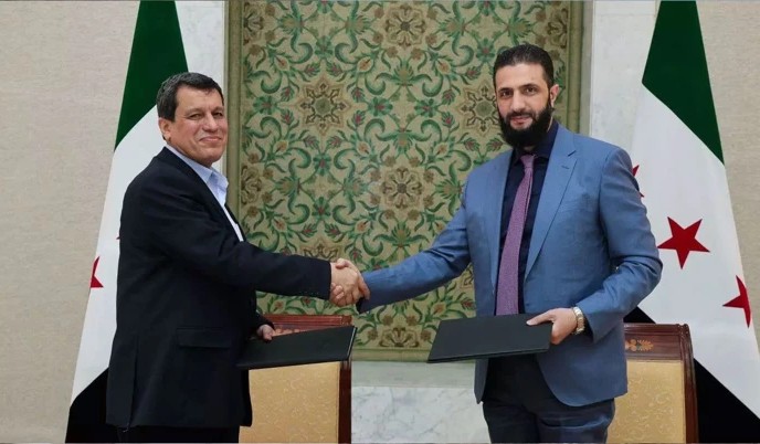 Suriye'de Hükümet ve SDG Kapsamlı Ateşkes ve Entegrasyon Mutabakatı İmzaladı